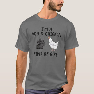 Funny Chicken S For Women Funny Dog Farmer Girl Do T-Shirt