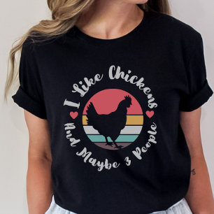 Funny Chicken Shirt, Anti-Social Humour T-Shirt