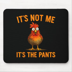 Funny Chicken Silly Farm Animal Humor Gift For Men Mouse Mat