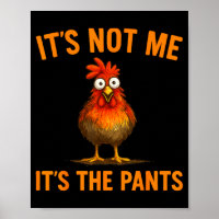 Funny Chicken Silly Farm Animal Humor Gift For Men