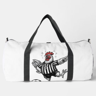 Funny Chicken Soccer Vintage Engraving Shirt_1 Duffle Bag