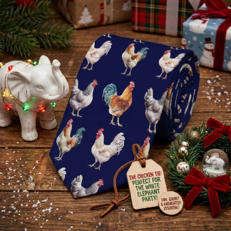 Funny Chicken Tie