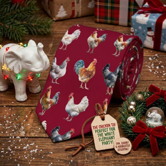 Funny Chicken Tie