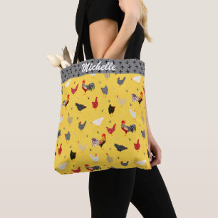 Funny Chicken Tote Bag