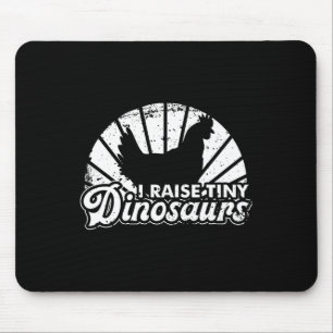Funny Chickens Tiny Dinosaur Art For Men Women Chi Mouse Mat