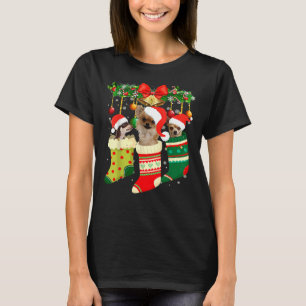Funny Chihuahua Christmas Socks Funny Dog Xmas T-Shirt
