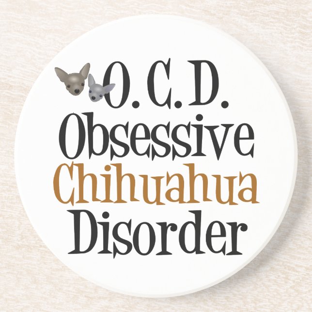 Funny Chihuahua Coaster (Front)