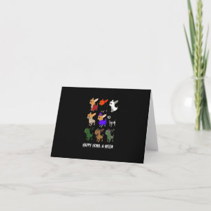 Funny Chihuahua Dog Halloween Happy Halloween Thank You Card