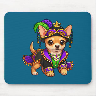 Funny Chihuahua Dog Lover Festival Graphic Art Mouse Mat