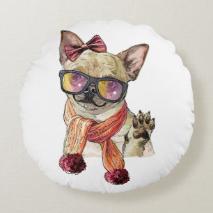 Funny Chihuahua Dog  Throw Pillow