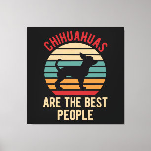 Funny Chihuahua Dogs Gift Canvas Print