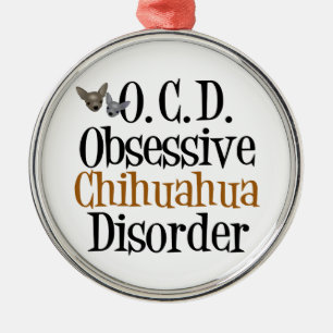 Funny Chihuahua Metal Tree Decoration