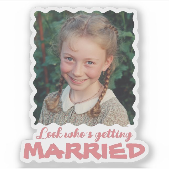 Funny Childhood Photo Look Who's Getting Married (Front)