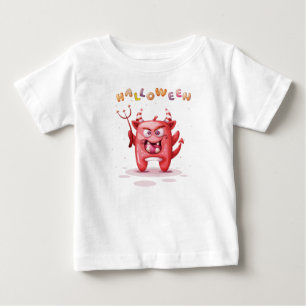 Funny Childish Halloween Devil Toddler   Baby T-Shirt