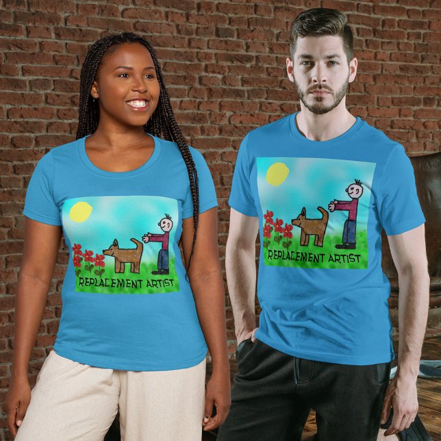 Funny Childlike Replacement Artist Unisex T-Shirt (Funny Childlike Replacement Artist Unisex T-Shirt)