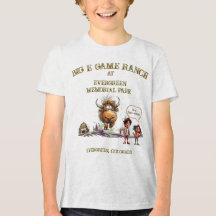Funny children American buffalo bison 2 T-Shirt