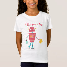 Funny Children's I like you a bot