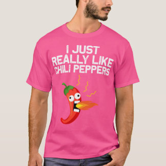 Funny Chilli Pepper Design For Men Women Spicy Hab T-Shirt