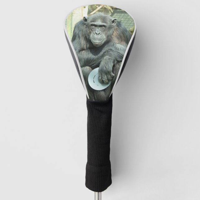 FUNNY CHIMPANZEE GOLF HEAD COVER (Front)