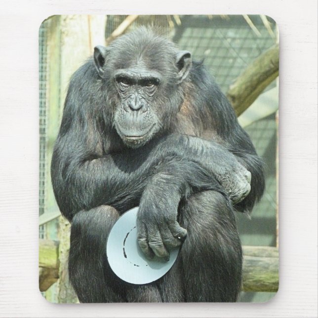 FUNNY CHIMPANZEE MOUSE MAT (Front)