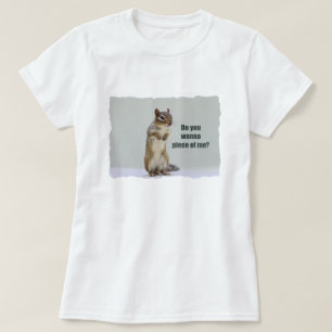 Funny Chipmunk Picture T-Shirt