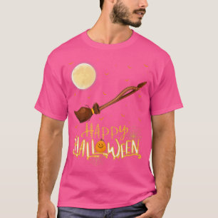Funny Chipmunk Ride Witch Shot Chipmunk Halloween T-Shirt