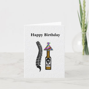 Funny Chiropractic Birthday Card