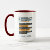 Funny Chiropractic Side Effects Gag Personalised