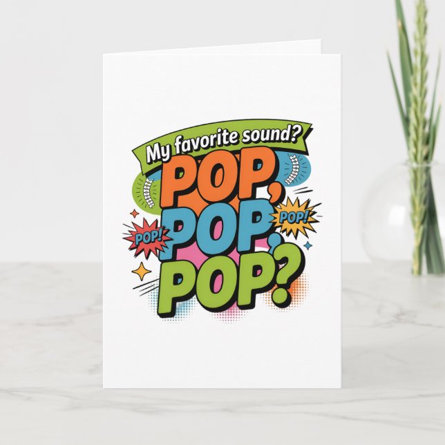 Funny Chiropractor Pop Sound Gift Card (Front)