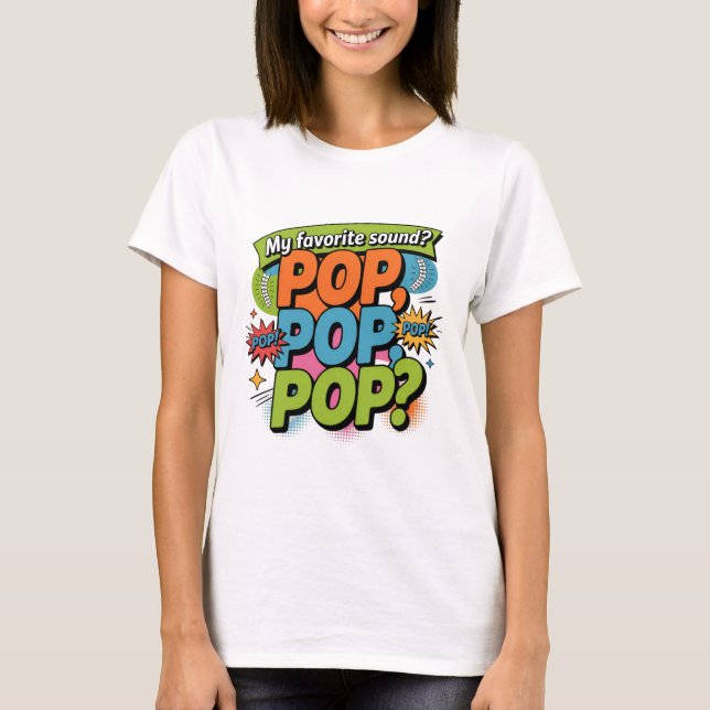 Funny Chiropractor Pop Sound Gift T-Shirt (Front)