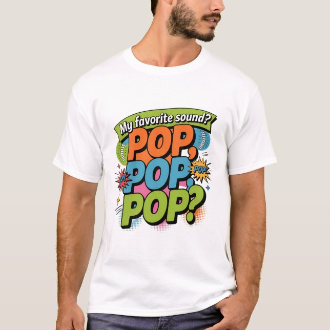 Funny Chiropractor Pop Sound Gift T-Shirt (Front)