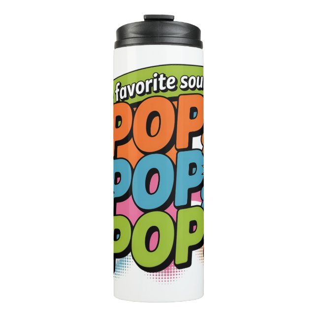 Funny Chiropractor Pop Sound Gift Thermal Tumbler (Front)