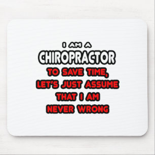 Funny Chiropractor T-Shirts and Gifts Mouse Mat
