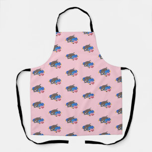 Funny Chocolate Cat Apron