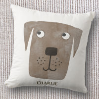 Funny Chocolate Labrador Retriever Dog Custom Name