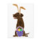 Funny Chocolate Labrador Retriever Easter Art
