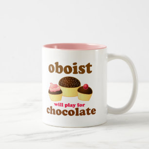 Funny Chocolate Oboe Mug