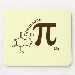 Funny Chocolate Pi Day Chocolate Pi Mousepad