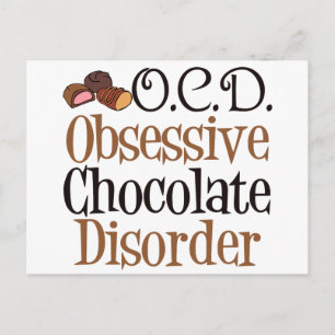 Funny Chocolate Postcard
