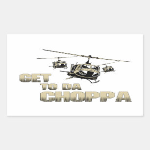Funny Choppa Rectangular Sticker
