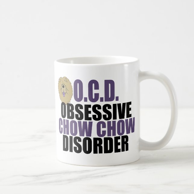 Funny Chow Chow Coffee Mug (Right)