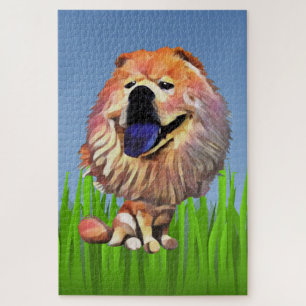 Funny Chow Chow Dog 1014 Piece Puzzle