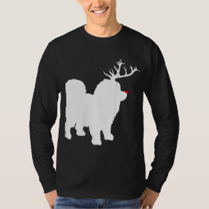 Funny Chow Chow Dog Christmas Reindeer Antlers Xma T-Shirt