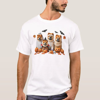 Funny Chow Chow Halloween Dog Lover T-Shirt