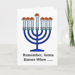 Funny Chrismukkah Shmendrik Greeting Card<br><div class="desc">The term "Chrismukkah" began back in 2003 on a television show called "The O.C." It can be interpreted as (1) the blending of Christmas and Hanukkah during the holiday season in homes where one is Jewish and one is of Christian Protestant faith. It's a way to celebrate both sides of...</div>