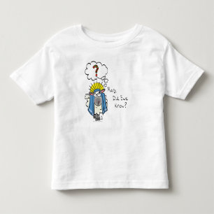 Funny Christian Christmas Cute Sheep Cartoon Toddler T-Shirt