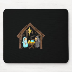 Funny Christian Christmas Jesus Oh Come Let Us Ado Mouse Mat