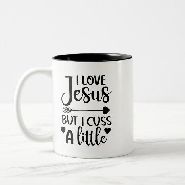 Funny Christian Coffee Mug (Left)