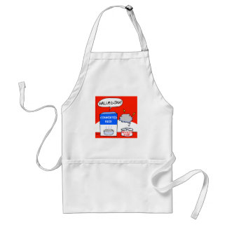 Funny Christian Cook Hallelujah Food Cartoon Standard Apron