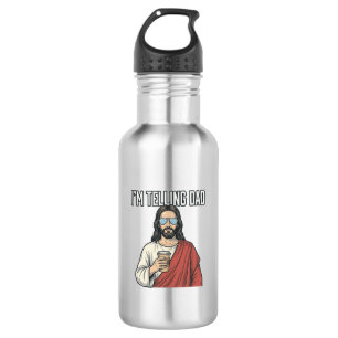 Funny Christian Dad Quote Vintage 532 Ml Water Bottle